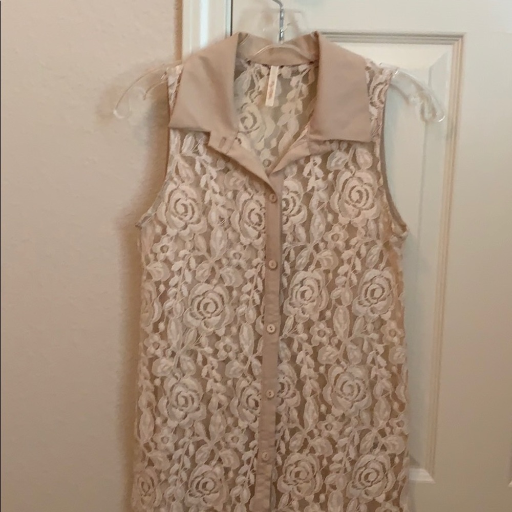Cream Colored Blouse